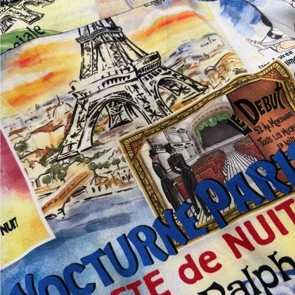 Ralph Lauren Parisian Graphic Men's Shirt - Picture 5 of 7